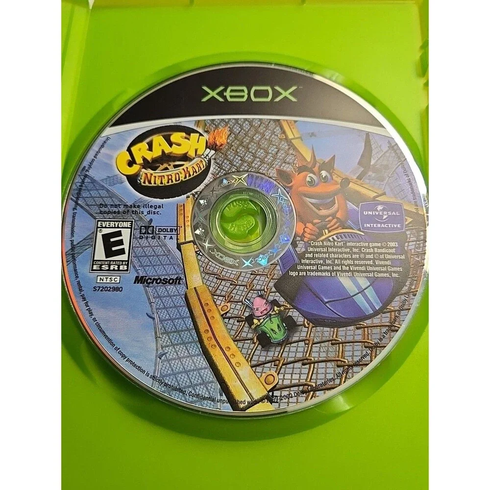 Crash Nitro Kart Crash Bandicoot (Original Xbox) CIB COMPLETE & TESTED